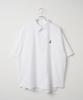 WEGO Short Sleeve Easy Short Sleeve Summer Oversized Loose Oversized Size White Men's Shirt, Care, One-Point Shirt, Top, Clothing, Shirt, Fit,