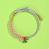 Dragon Boat Festival Tassel Pendant: Five-Color Pink Zongzi String with Gourd for Peace and Health