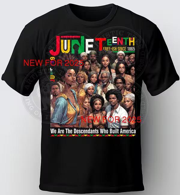 РУБАШКА НА ДЖУНТИНЗ. ФУТБОЛКА «ПОТОМКИ, ПОСТРОИВШИЕ АМЕРИКУ». FBA ФУТБОЛКА Унисекс Футболка M