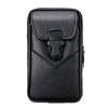 Bag Black Business Style Men Phone Wallet Case Phone Waist Bag Mobile Phone Bag Belt Leather Pouch