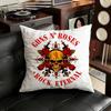 Band GGuns N Roses Pillow Case Antidustmite Pillowcase Invisible zipper silky short plush Sofa cushion cover