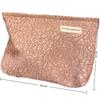 Portable Zipper Cosmetic Bags 3D Rose Large Capacity Storage Bag Makeup Pouch Travel