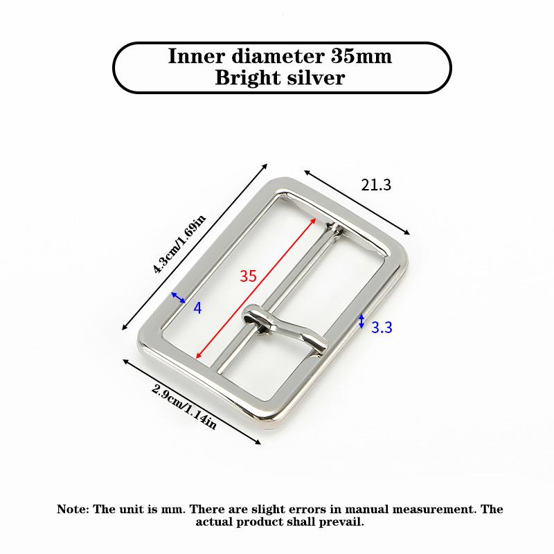 

Металлическая третья шестерня с игольчатой пряжкой для ремня, женская и мужская одежда, дизайн, половинная пряжка, багажная одежда, пряжка, аксессуары