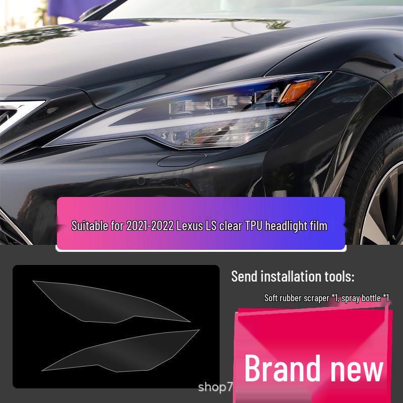 Transparent Smoked Protective Headlight Film for Lexus CT200, ES, RX, UX, IS, NX, LX
