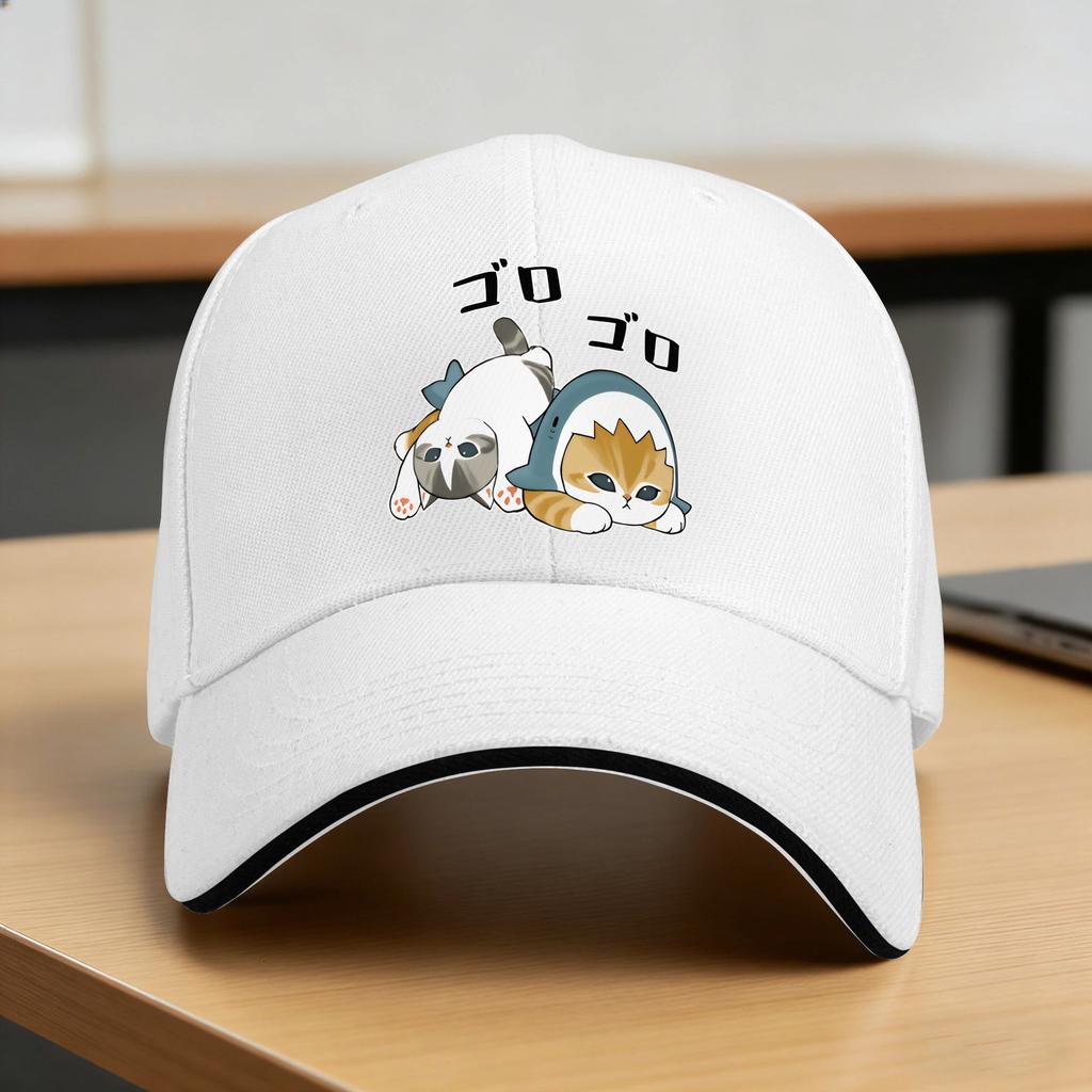 Sharks and kittens Baseball Cap Hiking Fishing Hot Sale Hip Hop Hats Women Unisex Casual Print Baseball Caps