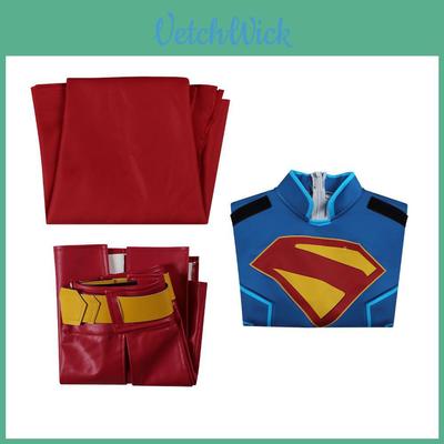 Supergirl Cosplay Costume For Women With Polyester Fabric For Halloween And Stage Shows