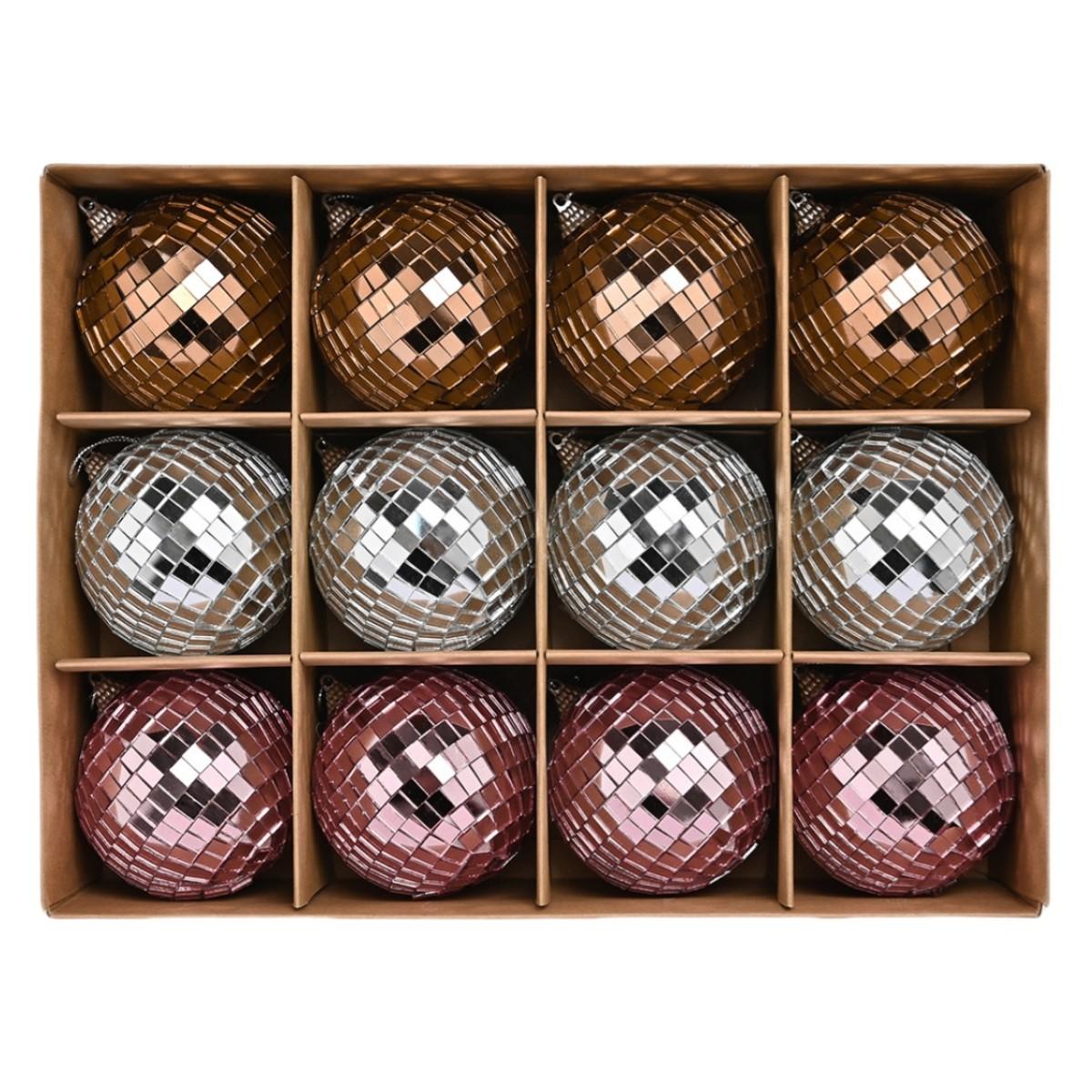 

Christmas Party Christmas Tree Ornaments Disco Ball Decoration Immersive And Dynamic Silver Sequins Wide Application