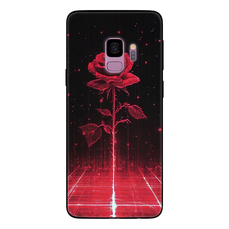 For Samsung Galaxy S9 Plus Case SM-G965F G965 S9Plus Marble Painted Soft Matte Silicone Back Cover For Samsung S9 S9+ Full Shell