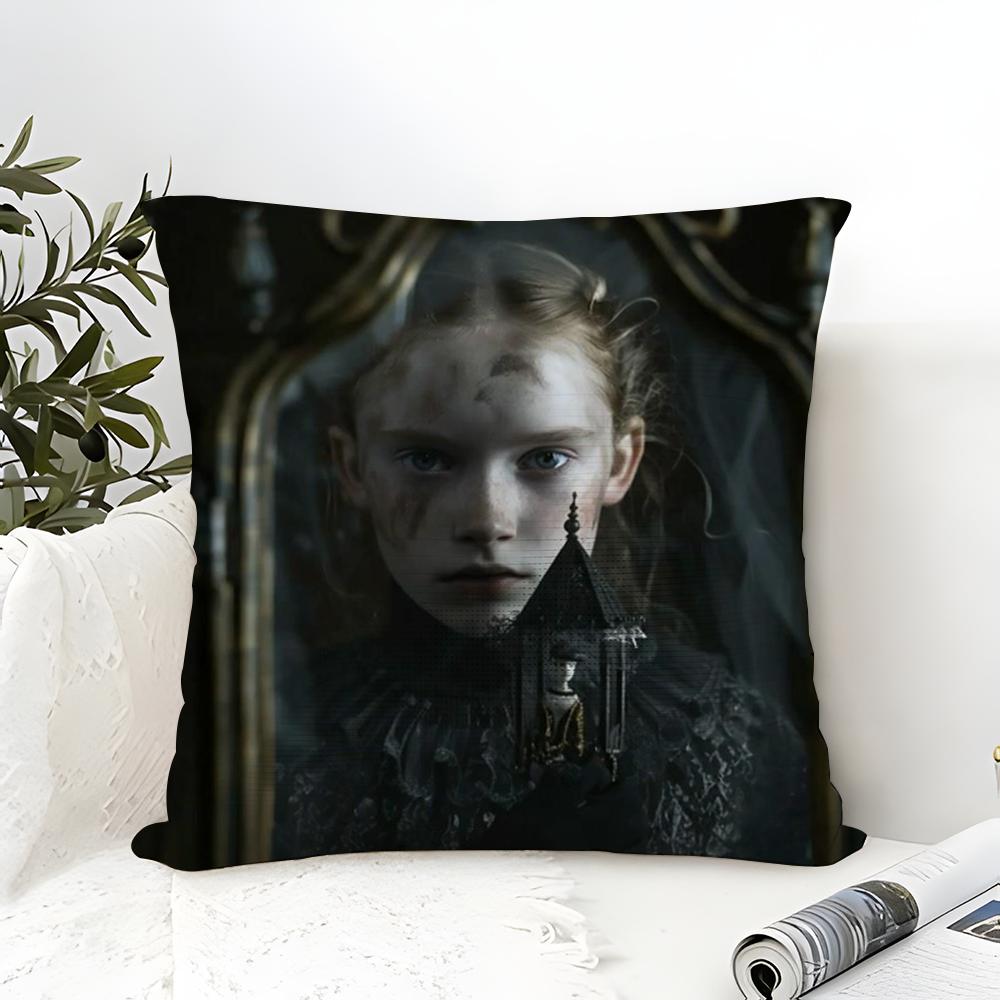 L-Legend Of The Dark Elf Witches & Curses Dark Magical Plague Linen Pillow Case Sofa Home Decor Cushion Cover Cushion Cove