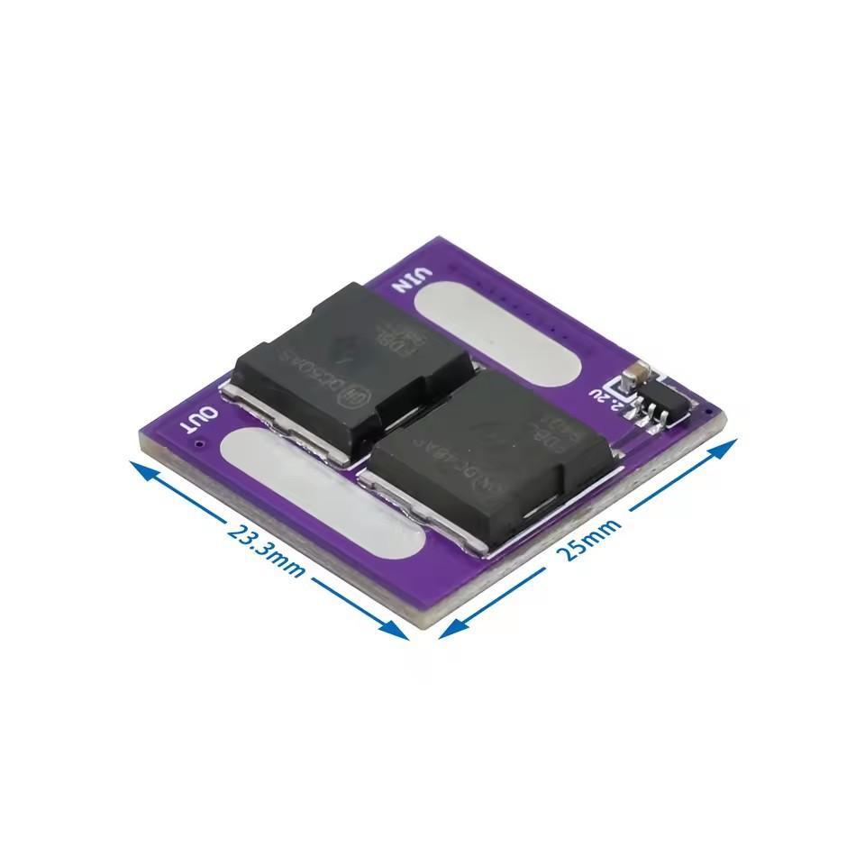 1/5/10/30/50Pcs No Voltage Limit 60A Ideal Diode Module Anti Reverse Current Connection Anti Backflow Diode No Ground Required