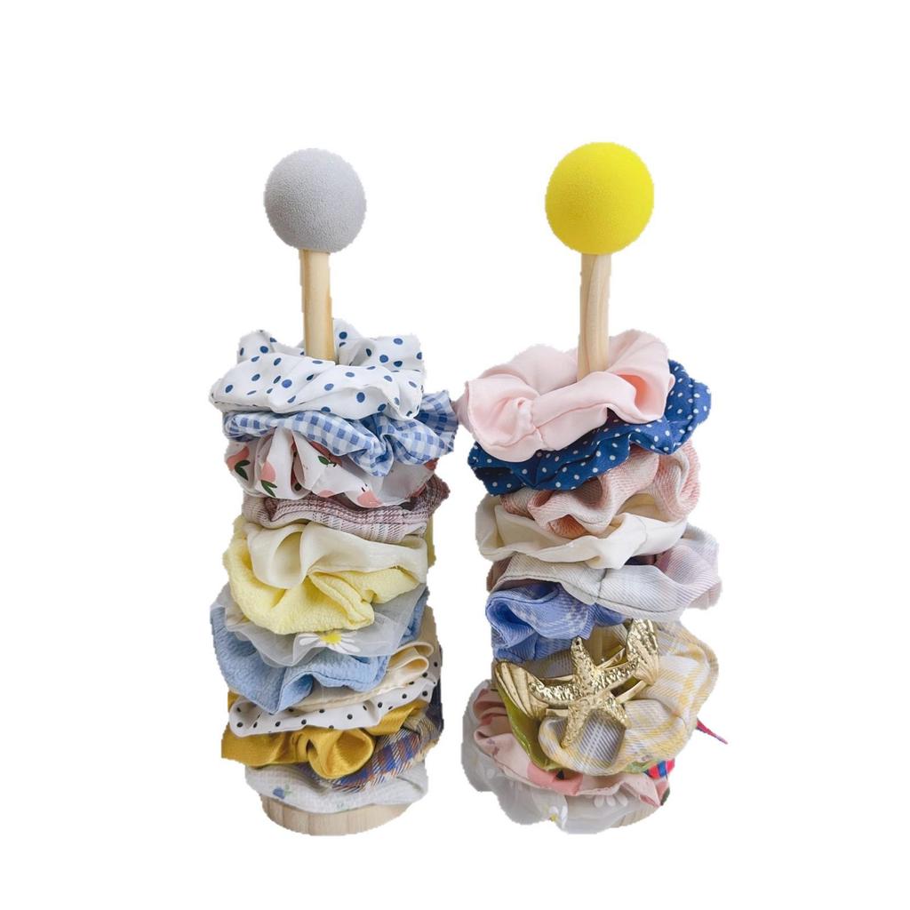 Zylindrischer Schmuckständer: Haargummis, Scrunchies, Armbänder, Armbänder Ausstellungsständer