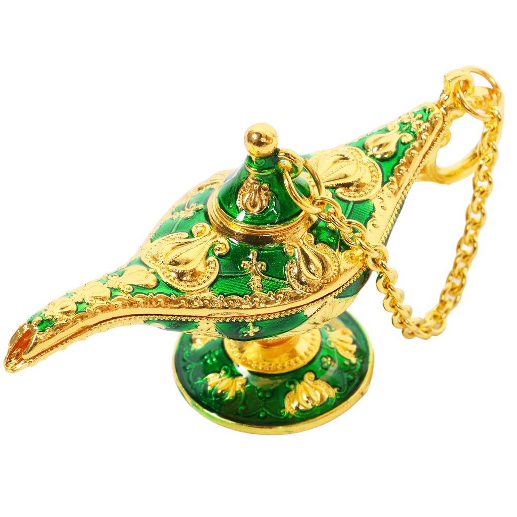 Aladdin-lampan Klassisk Aladdins magiska lampa Dekor Kreativ Legend Önskande ljus Dekor Skrivbords Hantverk Prydnad för Heminredning
