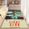 Area Rug, Fight Club 1999 Edward Norton Torn Paper Retro Movie Poster, Living Room Decor, Non-Slip Mat