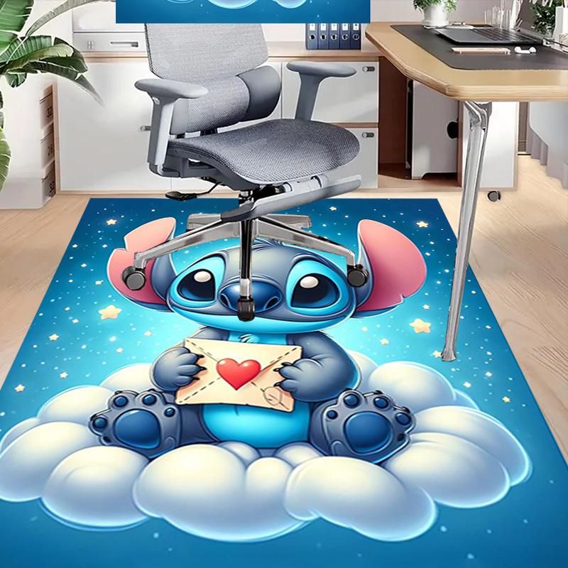 Stitch'S Envelope Adventure Carpet For Playroom Bedroom Living Room Sofa Home Decorkids Game Area Rug Nonslip Floor Mat