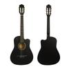 38-inch Curve Acoustic Guitar 6-String Cutaway Classical Guitar with Accessories Kit Guitar Capo