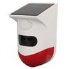 Solar Strobe Light Alarm Waterproof Waterproof Anti Theft Outdoor Motion Sensor Siren Alarm for