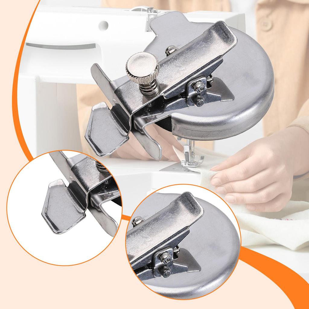 Sewing Machine Seam Guide Hem Presser Foot,Accessories Equipment Stainless Steel Gauge Presser Edge Guide for Adult Women