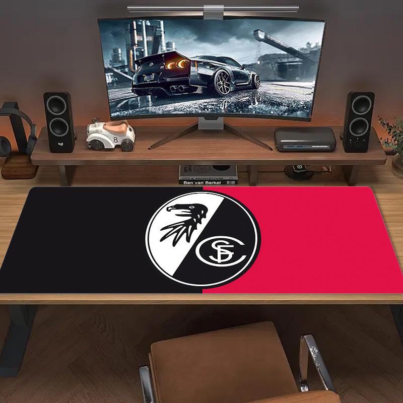 SC Freiburg Print  Cushion Non-slip Laptop Tablet Big Mousepad XXL Mat Mini PC Playmat With Lock edge