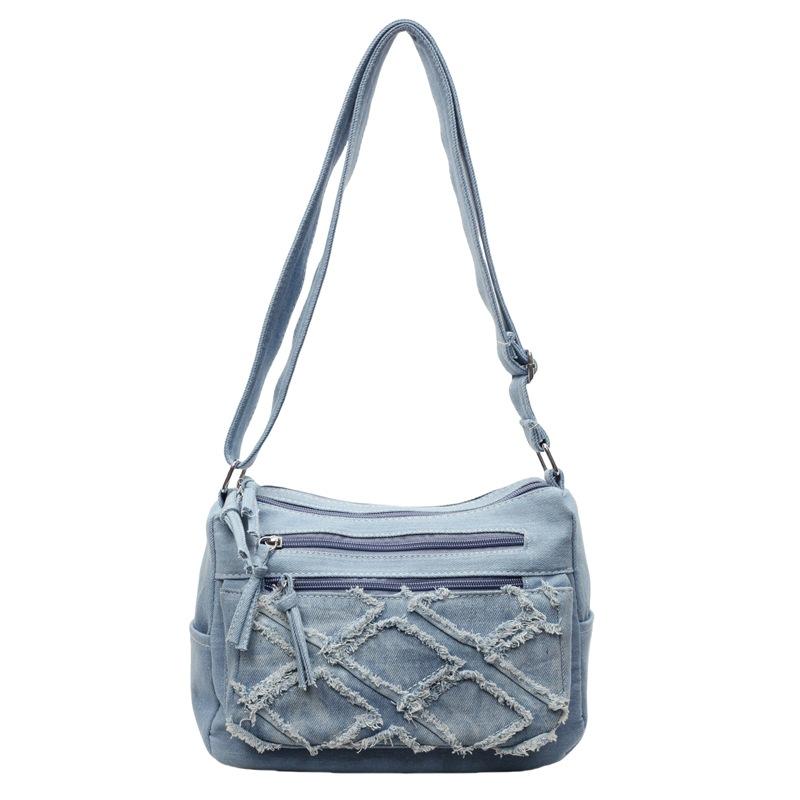 Niche design casual simple texture fashion trend small square bag summer new 2025 women's shoulder messenger bag