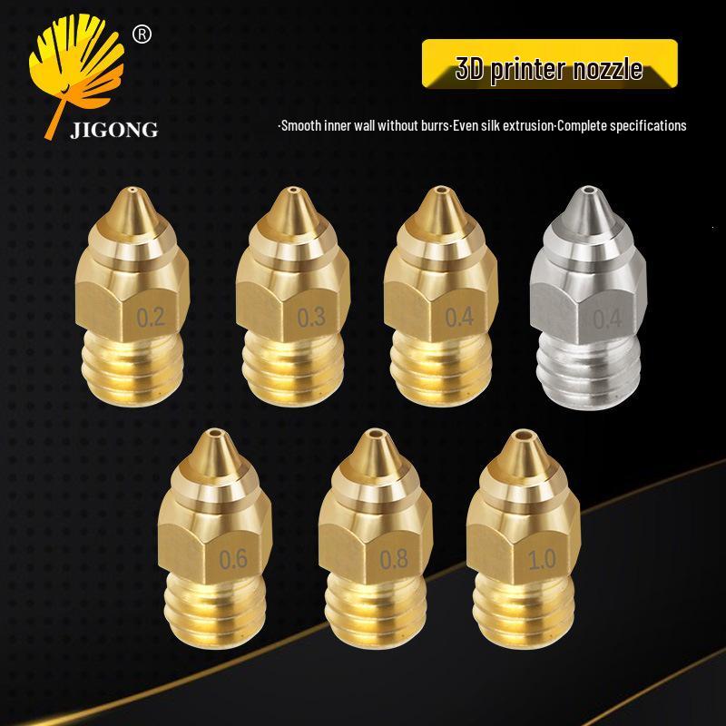 1.75mm Brass Nozzle for 3D Printer - Stainless Steel Head
