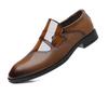 Dress single shoes men's shoes loafer leather shoes, polishing and embossing process, spot quick delivery