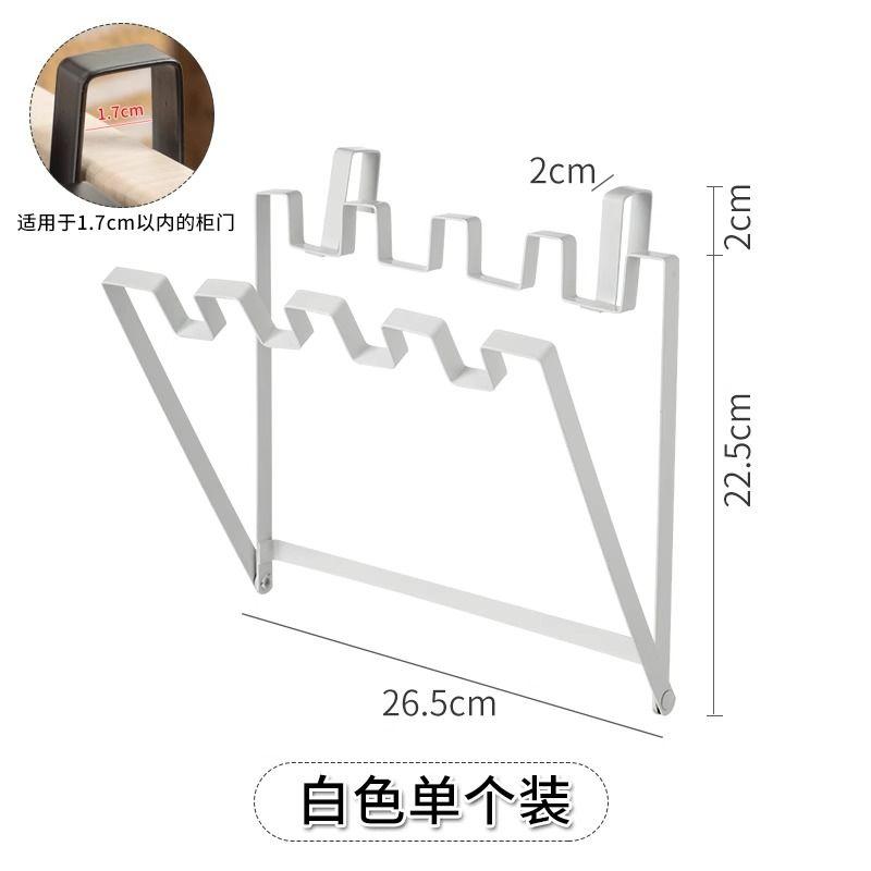 Складная мусорная полка для кухонного шкафа подвесной крючок для пластикового пакета настенный кронштейн для мусорного мешка из кованого железа 1429₽