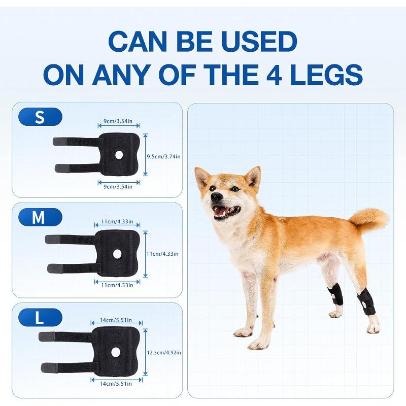 Pet Knee Pads Leg Pads After Surgery Leg Pads Pressurized Support Pads Stabilize Joints Anti-bite and Lick Leg Pads