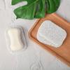 4pcs White Soap Saver Pads - Easy Clean, Durable Plastic for Shower, Kitchen & Bathroom Use