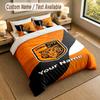 Bedding Set 1 Duvet Cover 2 Pillowcases Hull City Print Soft Bed Linen Bedroom Decor