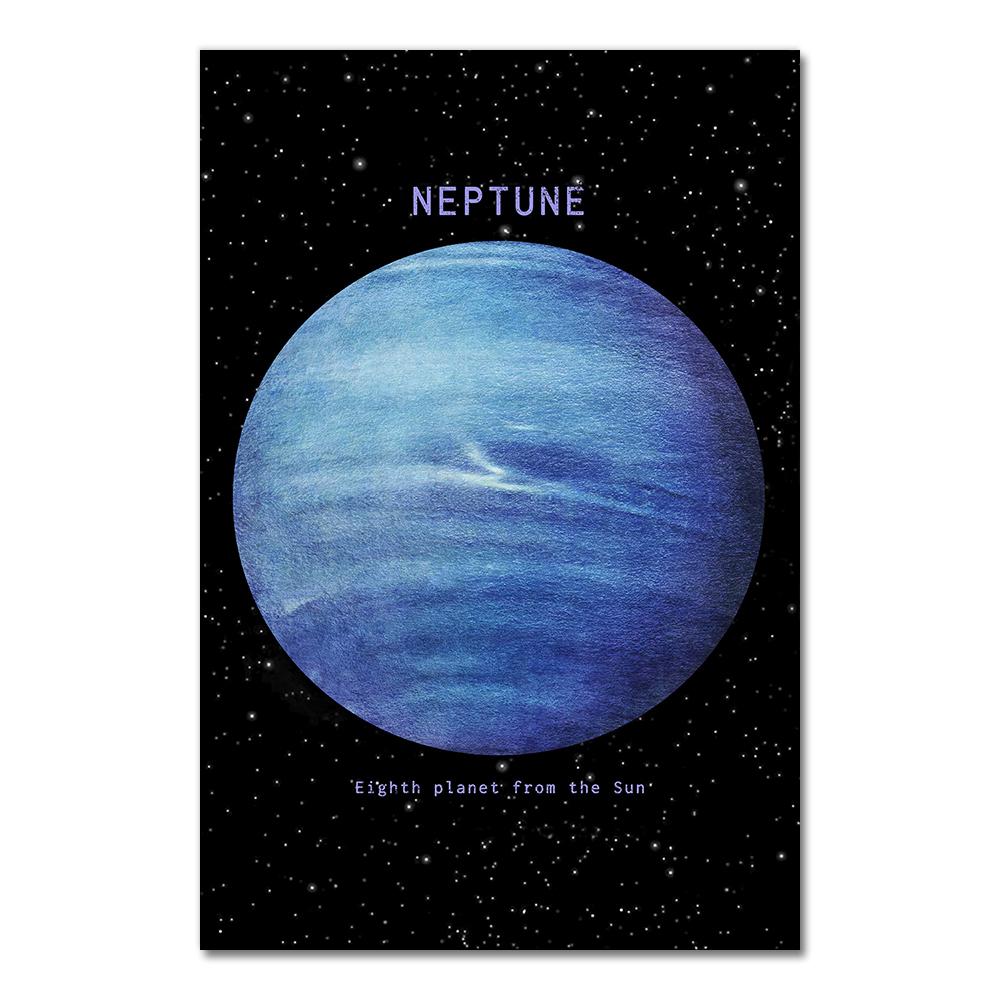 Space Earth Moon Venus Sun Saturn Posters and Prints Planet Wall Art Canvas Painting Modern Picture for Living Room Home Decor