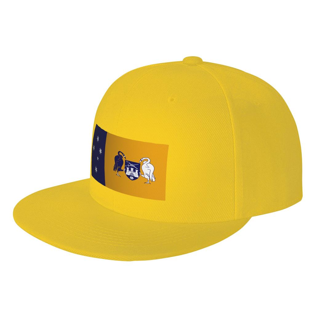 Fashion Capital Territory Australia Flag Flat Brim Sun Hat Japanese Minimalist Sport Cap