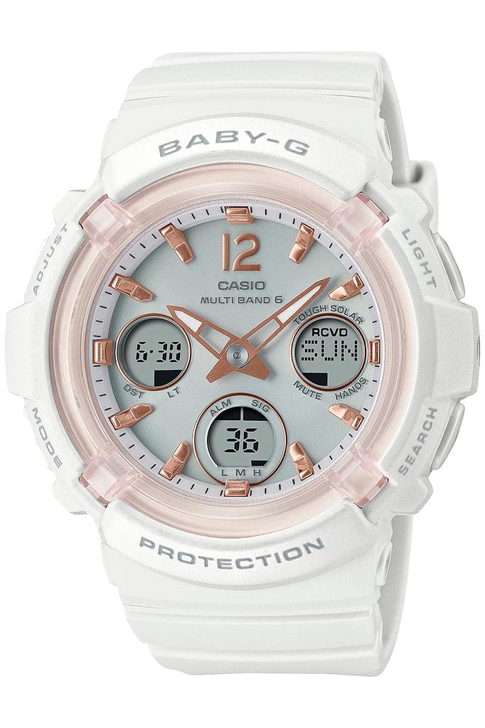 Casio Baby-G Radio-Controlled Solar Watch BGA-2800-7AJF Women's White