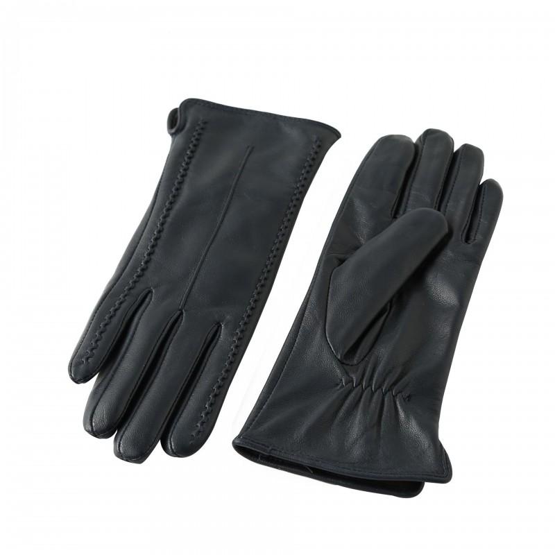 Womens Colored Sheepskin Gloves Warm Fleece Lined Genuine Leather Winter Outdoor Essential