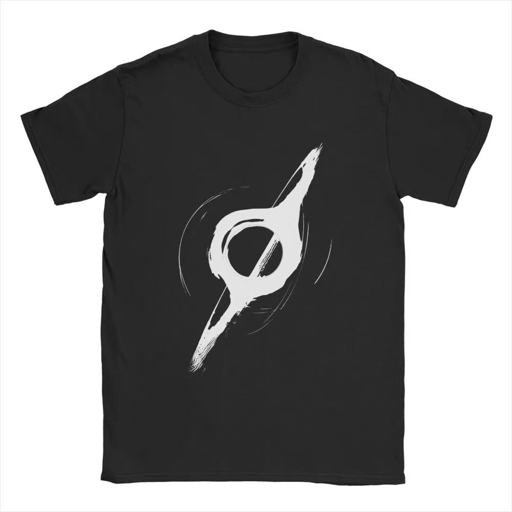2025 Men Interstellar Wormhole Space Science Fiction T Shirt Pure Cotton Clothing Vintage Short Sleeve Round Neck Tees T-Shirts