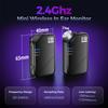 Wireless In Ear Monitor System 2.4G Mini Stereo IEM System Low Latency One Transmitter More Receiver Stage Singer Band
