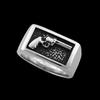 Gun Ring  316L Stainless Steel Jewelry Solid Gothic Biker Style COLT Ring Size 7-14