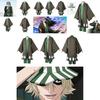 Urahara Kisuke Cosplay Costume Grey And Green Polyester Outfit For Anime Fans