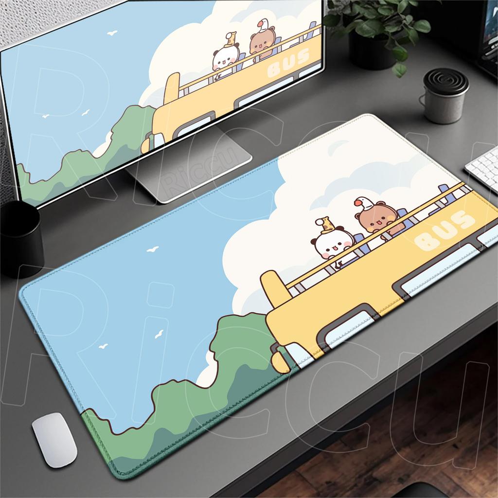 Anime Mousepad Kawaii Bubu Dudu Laptop Office Extend Deskmat PC Gaming Accessories HD Print Cute Rubber Carpet Non-slip Keyboard