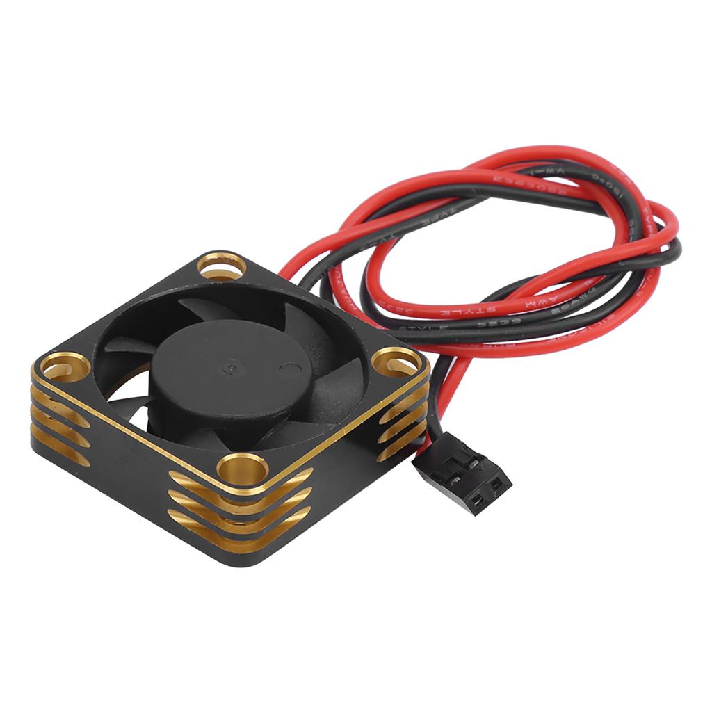 30x30mm Aluminum Cooling Fan 28000RPM Used for RC540 Brushless Motor Accessory PartsGold