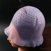 No-Punch Silicone Highlight Cap: Reusable, Deep-Conditioning, Round-Hole Hairdye Cap