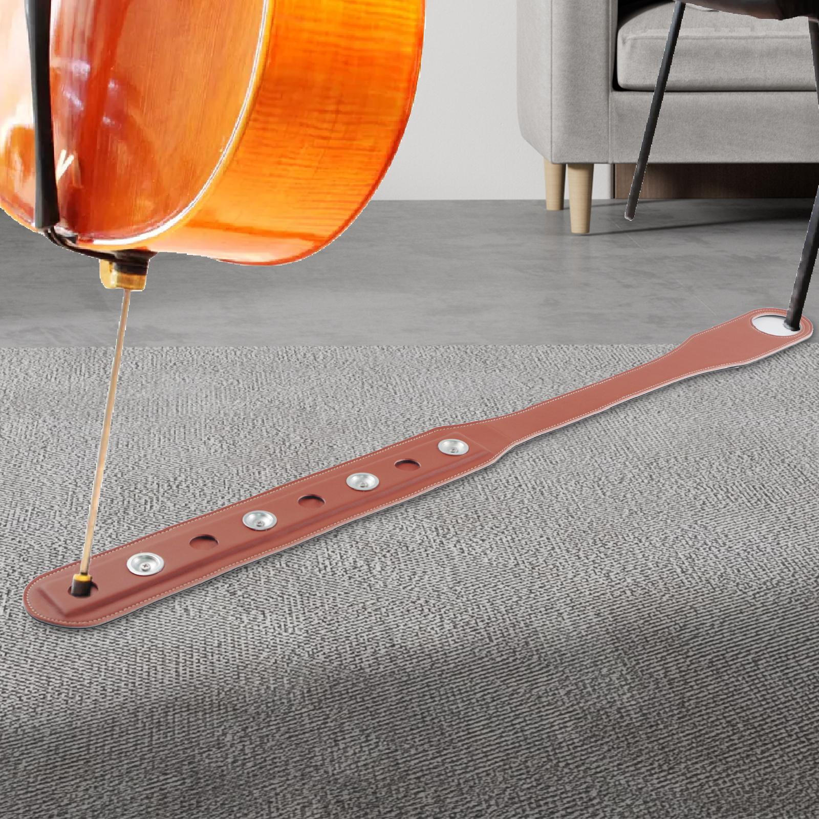 

Ремешок для виолончели с противоскользящим эффектом, практичный, портативный, складной, прочный, регулируемый, многофункциональный прибор коричневый