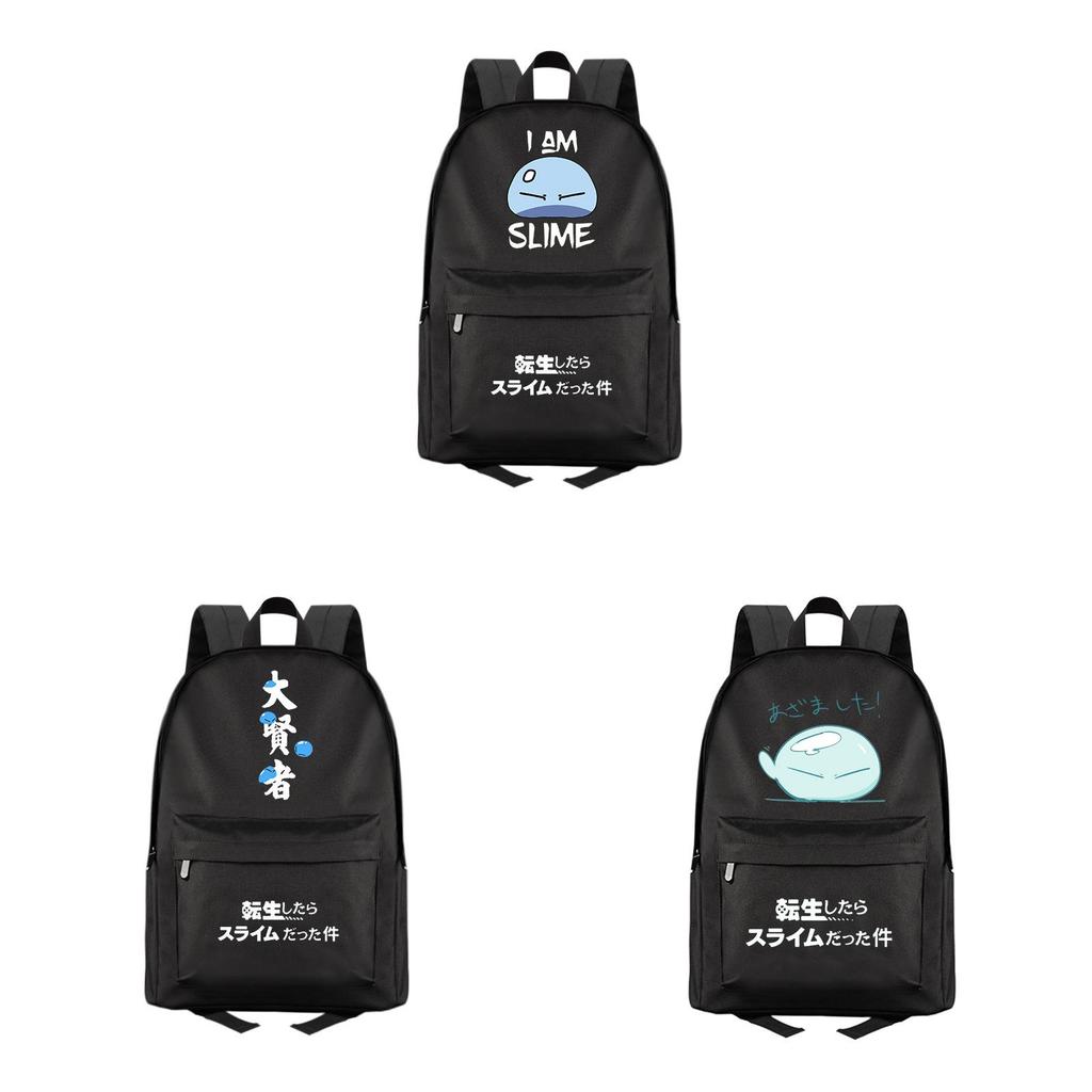 That Time I Got Reincarnated As A Slime Anime Backpack With Breathable Canvas For Casual Travel And School Use
