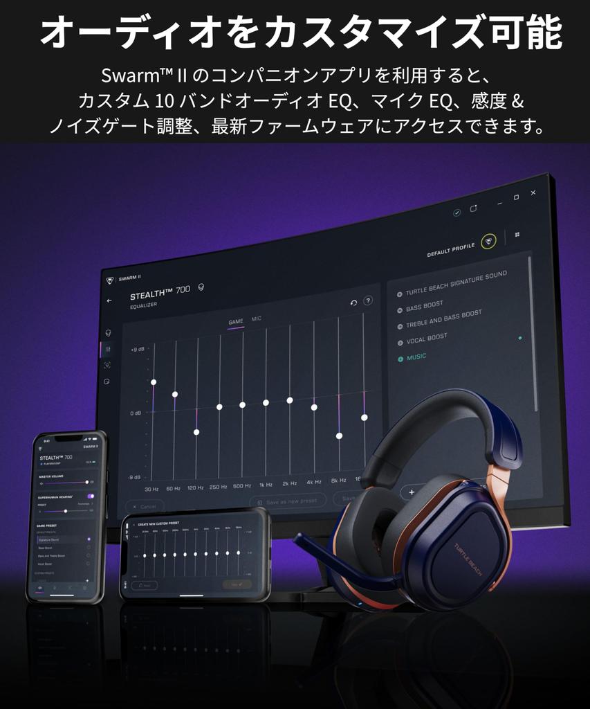 TURTLE BEACH Stealth 700 Gen 3 XB Cobalt Wireless Gaming Headset with Dual Compatible with and Steam 60mm AI Noise and Battery Life Warranty