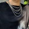 Creative Men's Necklace Fashion Casual and Elegant Multi-layer Tassel Metal Accessories Necklace Sweater Chain