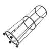 Ball Storage Rack Rolling Metal Lockable Ball Organizer for Basketball Soccer Volleyball