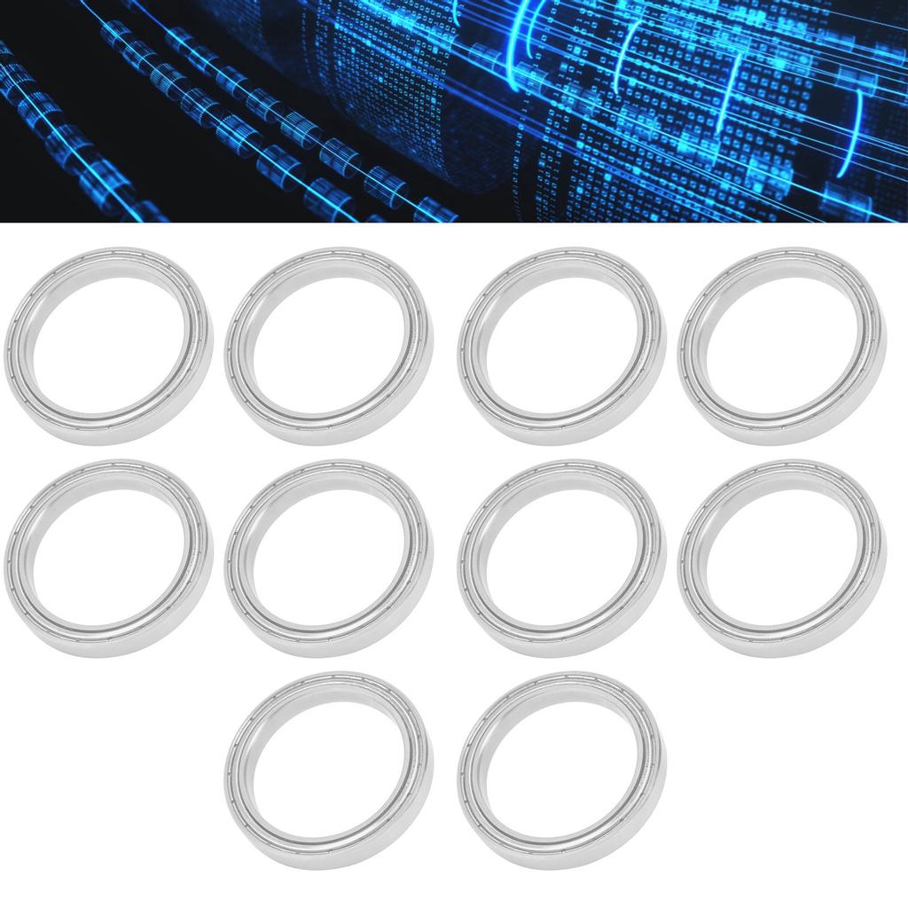 10Pcs Ball Bearing Motor Water Pump Deep Groove Miniature ThinWalled Equipment S6808Z