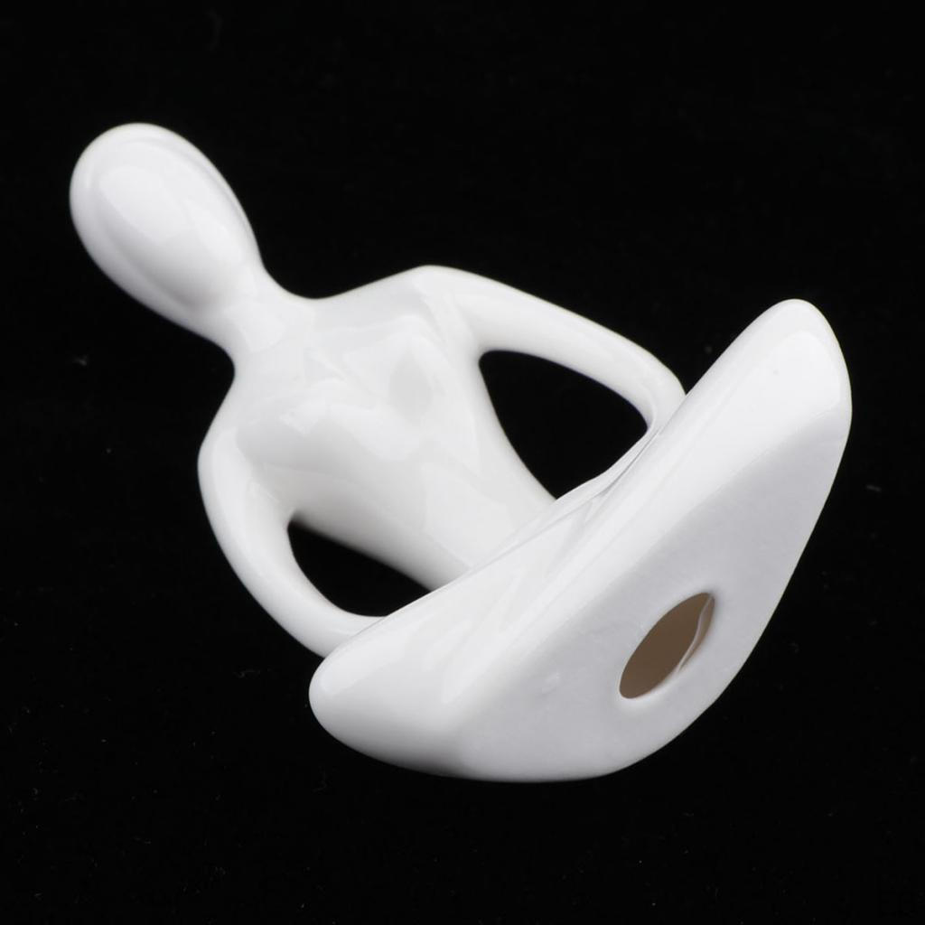 Abstract Art Ceramic Yoga Poses Figurine Porcelain Statue Different Home Ornament