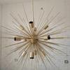 12-flammiger Mid-Century Modern Messing Sputnik Kronleuchter Verstellbare Deckenpendelleuchte für Esszimmer, Wohnzimmer, Schlafzimmer, Eingangsbereich