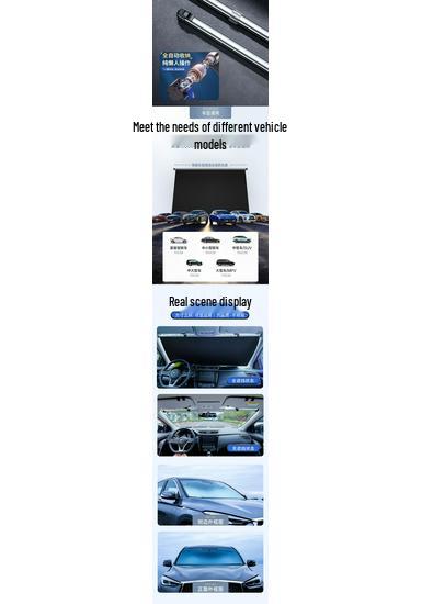 Sunshade Car Window Curtains - Windshield Protection & Heat Insulation.
