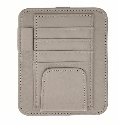 Multi-functional Sun Visor Car Storage Pocket / Card Holder / Sunglasses Holder / PU